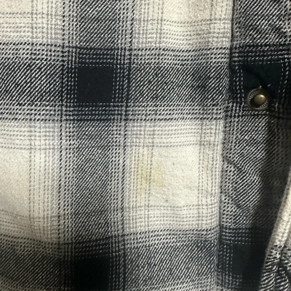 Old Navy Checkered Flannel Sherpa Lines Jacket Size XL boys